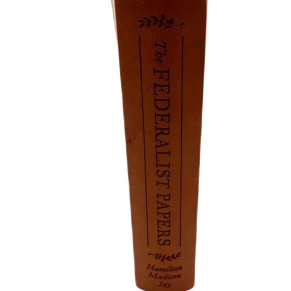 The Federalist Papers Faux Leatherback Book-New - Picture 3 of 5